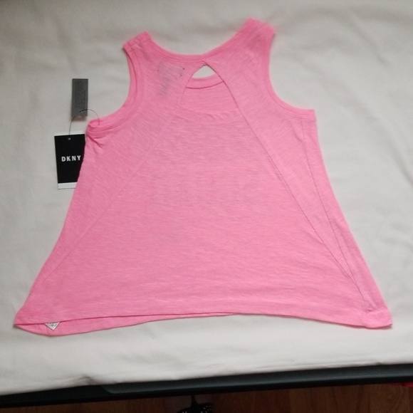 DKNY "Style Squad" Pink Tank. Girl's Sz M (8-10). - Picture 2 of 4